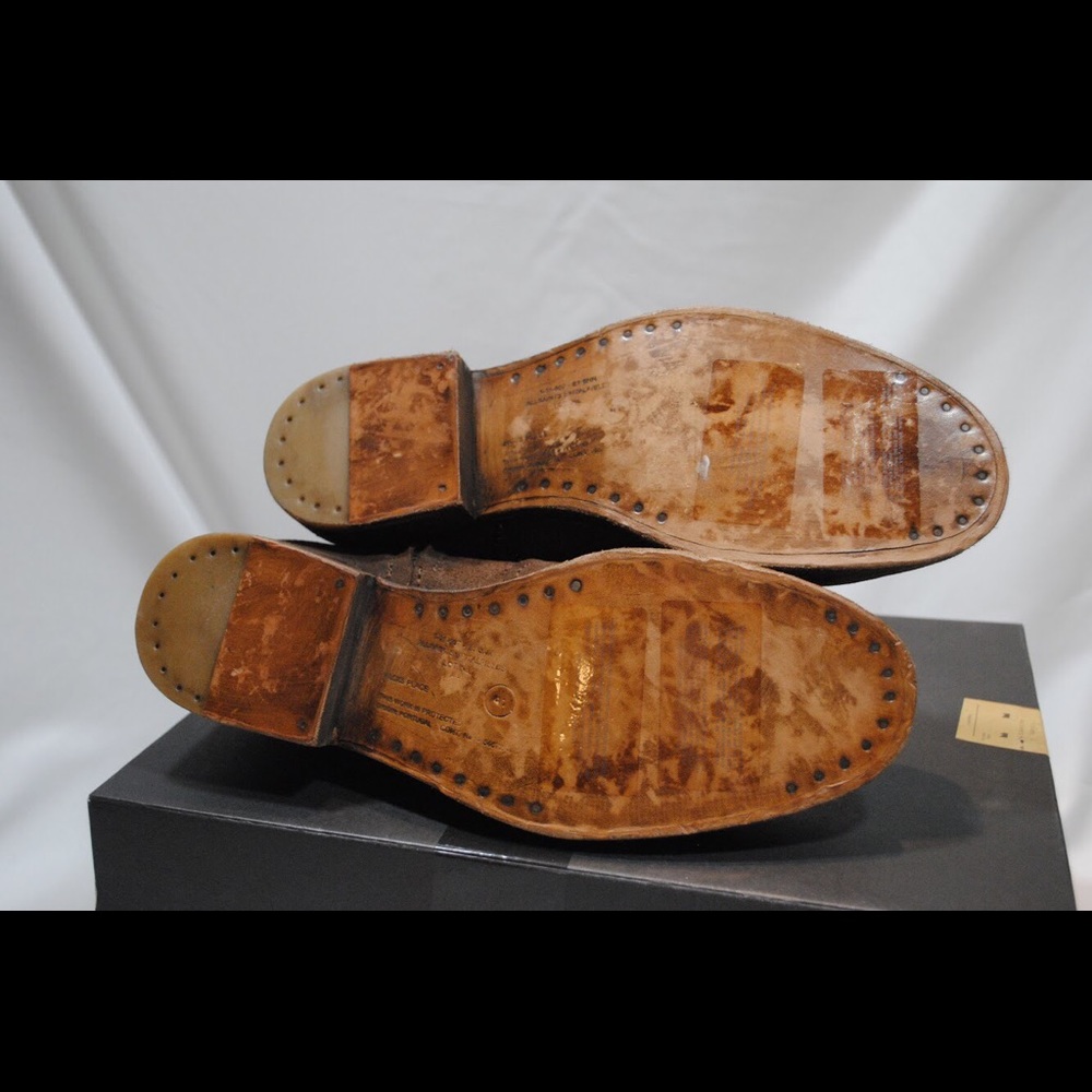 SOLD - ALL SAINTS Taupe Suede Range Boots Men - Picture 4 of 8